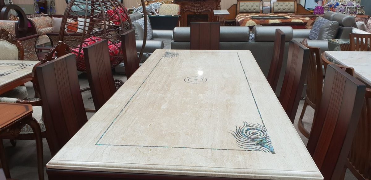 Marble-Top-Dinning-Table